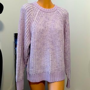 Universal Threads crew neck sweater M lavender marled.
